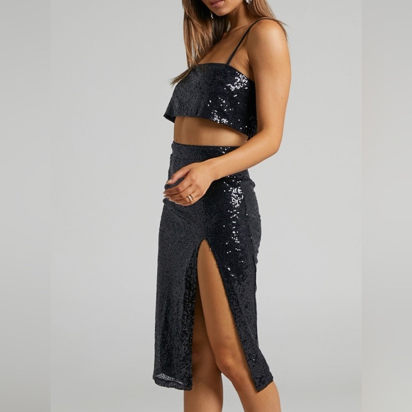Showpo Sequin Two piece set - Picture 3 of 4
